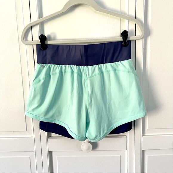 Fabletics Women's Comfort Band Shorts with Biker Shorts Liner Size Small - Picture 2 of 11